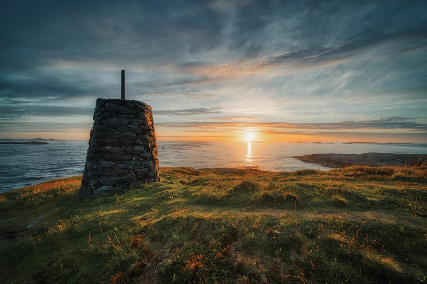 Hustadvika Solnedgang